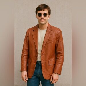 Macgregor Vintage Leather Jacket size 44.  CC